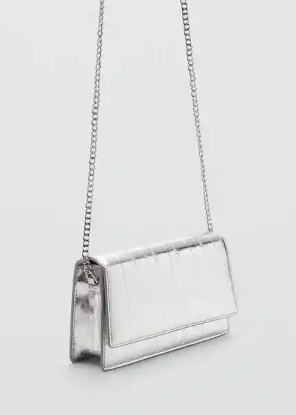 Bolso P Rain Plata Mujer Mango