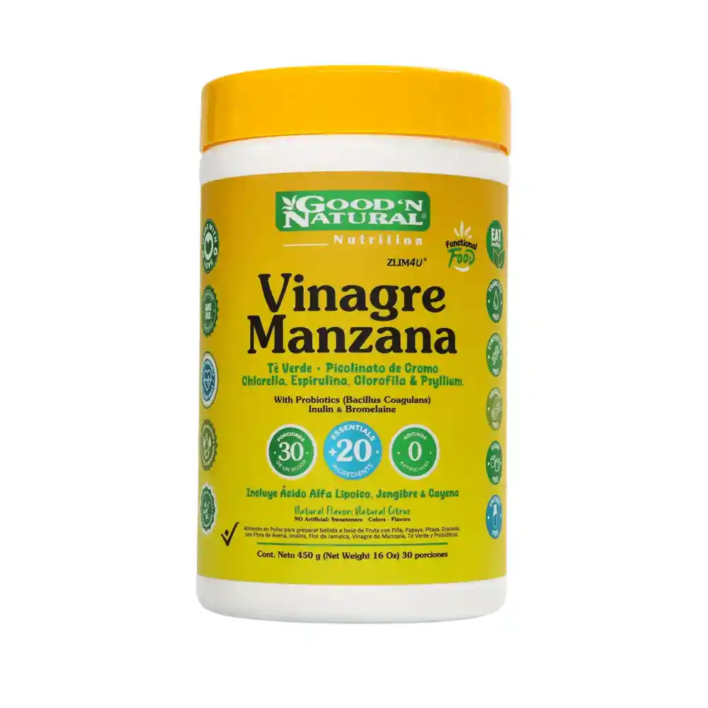 Vinagre Manzana Good Natural Polvo