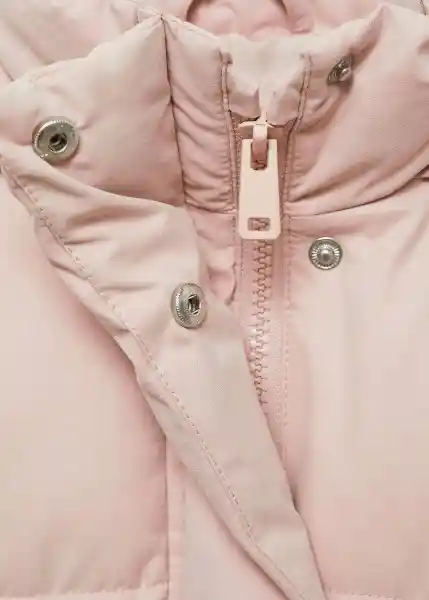 Abrigo Anorak Vega Rosa Talla 09 Niñas Mango