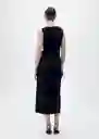 Vestido Mushu Negro Talla XS Mujer Mango
