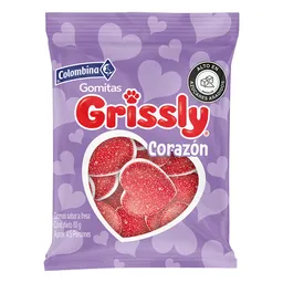 Grissly Gomitas en Forma de Corazón Sabor a Fresa