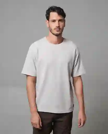 Camiseta Hombre Gris Talla L 103G010_GRI144203 Rifle