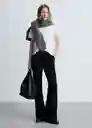 Camiseta Rita Blanco Talla S Mujer Mango