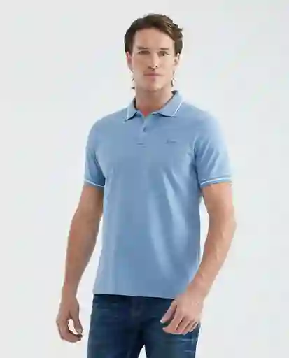 Camiseta Colors Details Masculino Azul Denim Medio XL Chevignon