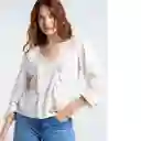  Camisa Avellana Mujer Crudo Marfil Claro Talla S Naf-Naf 