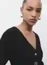 Chaqueta Dali Negro Talla S Mujer Mango