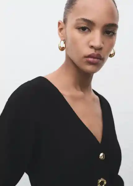 Chaqueta Dali Negro Talla S Mujer Mango