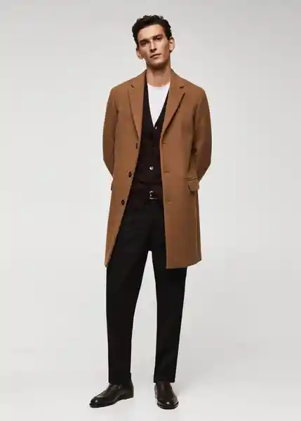 Abrigo Arizona Camel Talla M Hombre Mango