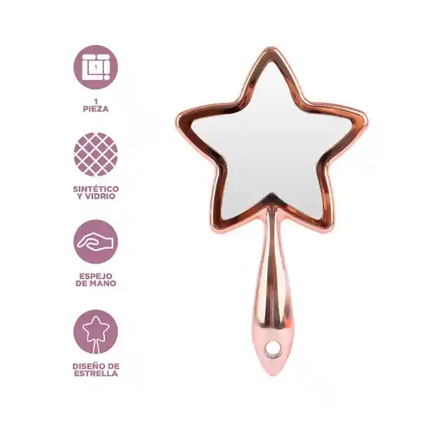 Espejo de Mano Serie Sparkling Star Miniso