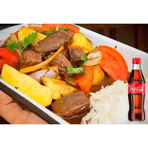 Combo Lomo Saltado + Coca Cola Original 300ML