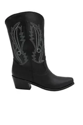 Botas Texana Vittoria Negro Talla 39 Mercedes Campuzano