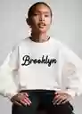 Sudadera Brooklyn Off White Talla 10 Niñas Mango