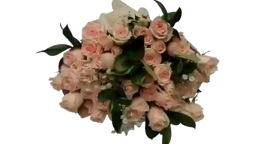 Flores Bouquet Rosas Mini Spray Tonos Pastel Frescas