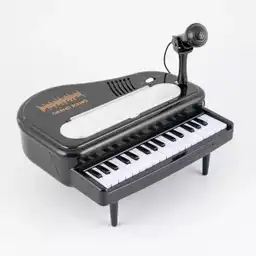 Maypa Piano Juguete Negro 33 x 8 cm