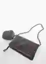 Bolso P Carry Gris Talla 99 Teen Niñas Mango