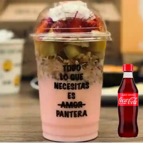Combo Copa de Fruta c/ Yogurt +Cocacola Orig 350ml
