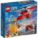 Lego Set de Construcción Helicóptero de Rescate de Bomberos