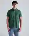  Camisa Hombre Verde Talla M 811E001 AMERICANINO 