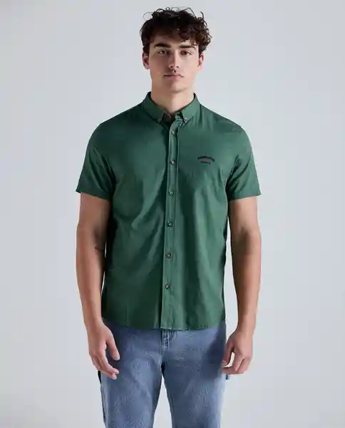  Camisa Hombre Verde Talla M 811E001 AMERICANINO 