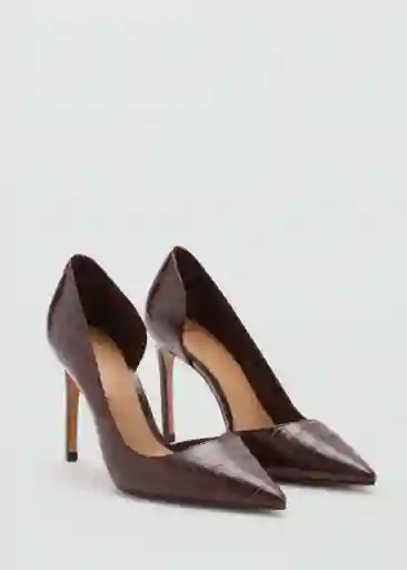 Zapatos Audreych Chocolate Talla 40 Mujer Mango