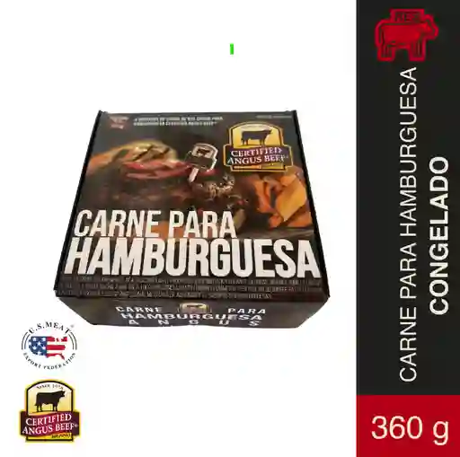 Hamburguesa 360 g Certified Angus Beef  