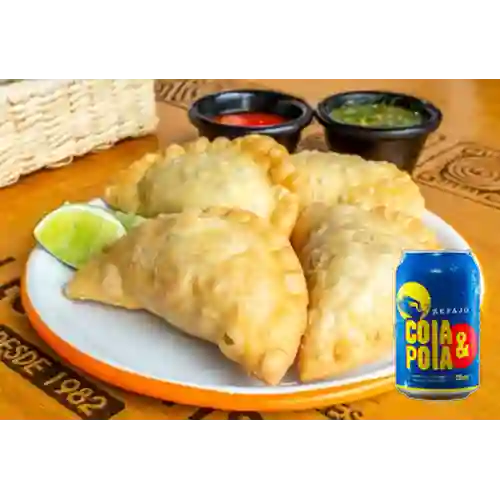 Combo Canasta de Empanadas + Cola & Pola 330 ml