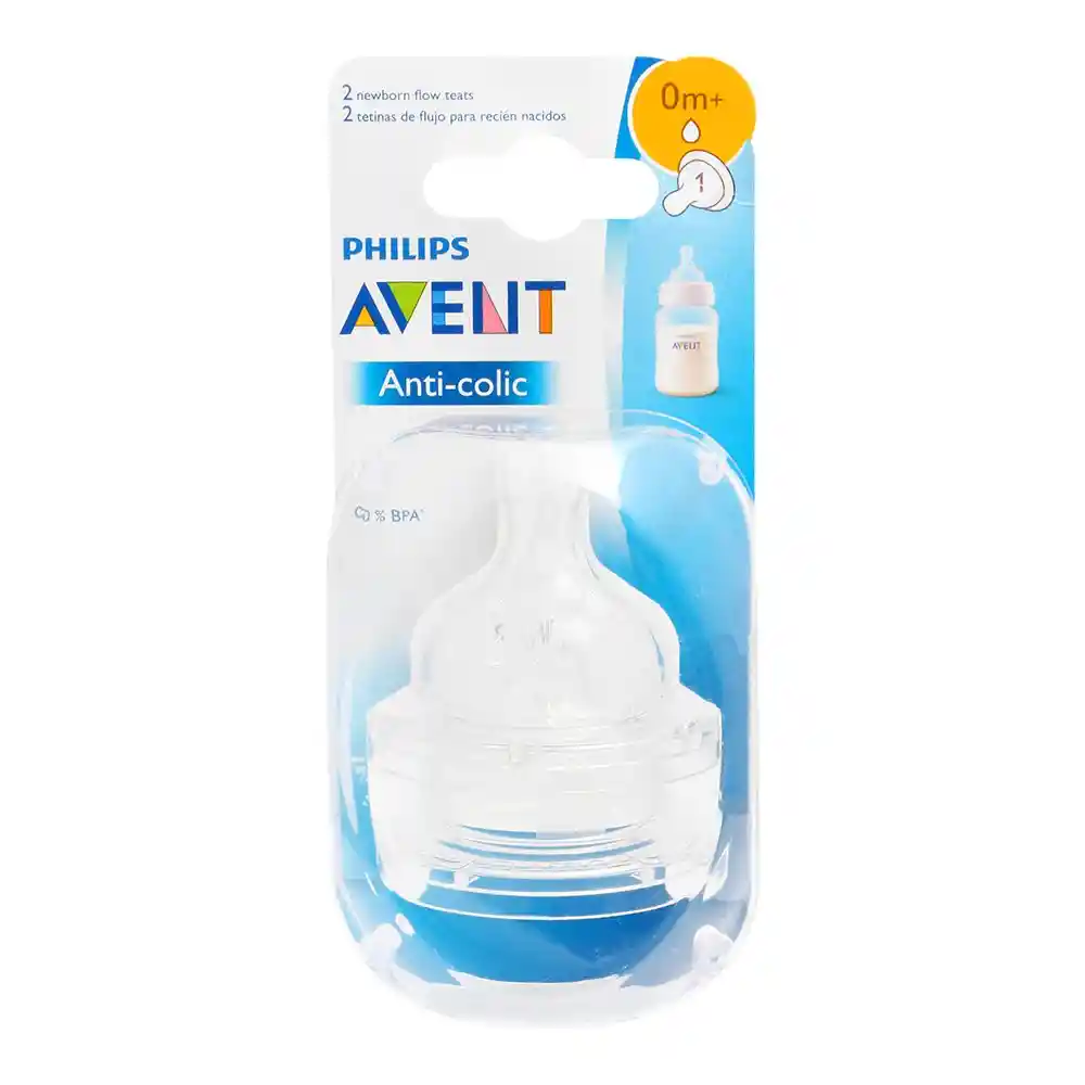 Avent Chupos Tetinas Teteros Classic Flujo Recién Nacidos