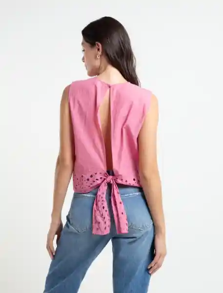  Camisa Rosa Silvestre Medio Mujer Talla Xs Naf-Naf 