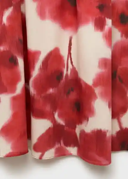 Falda Aquare Crudo Talla S Mujer Mango
