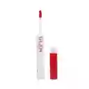 Labial Líquido de Doble Punta Brillo Glam Apple Red 01 Miniso