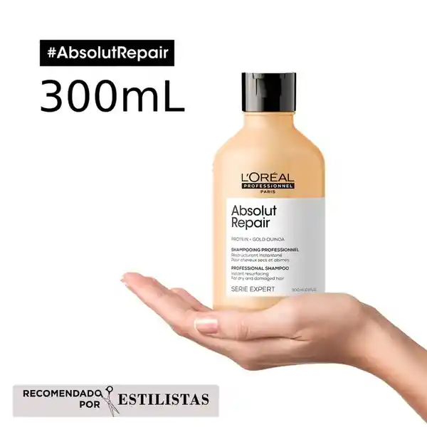 LOréal Professionnel Shampoo Reparación Cabello Dañado 300 mL