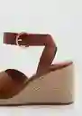 Zapatos Pati Cuero Talla 40 Mujer Mango