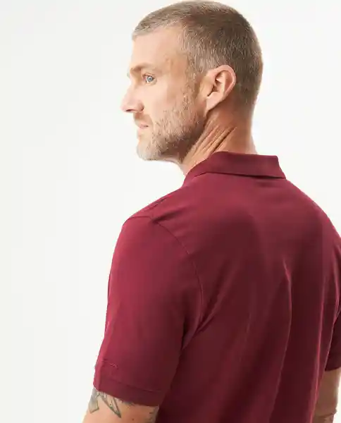 Camiseta Polo Muscle Rojo Zinfandel Oscuro L Chevignon