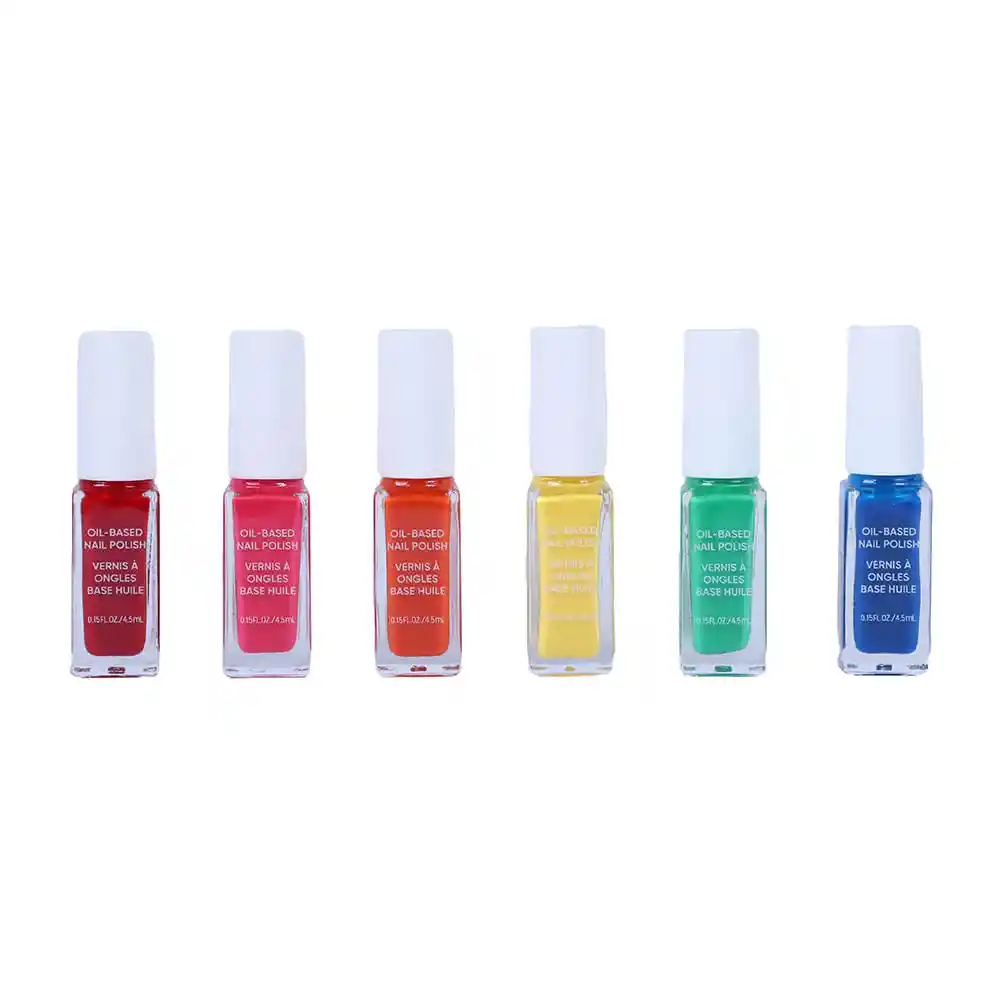 Set de Esmaltes de Uñas a Base de Aceite Neón Miniso