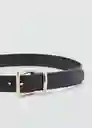 Cinturón Valeta Negro Talla M Mujer Mango