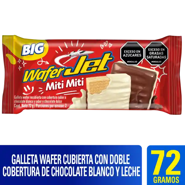 Jet Wafer Galleta Chocolatina Miti Miti