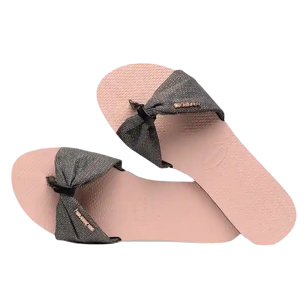 Sandalias Ballet Tropez Shine Rosa T. 34 4145627 Havaianas