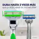 Gillette Repuesto Cuchilla Afeitar Aloe Mach3 Sensitive 4 Und