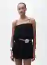 Vestido Strong Negro Talla M Mujer Mango