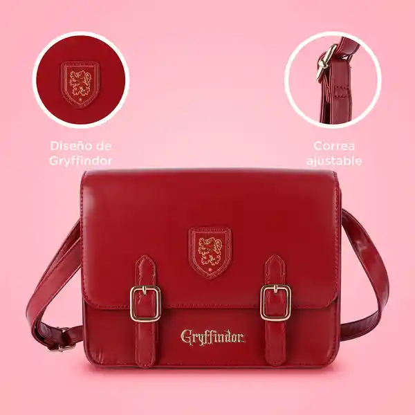 Bolso Estilo Preppy Serie Harry Potter Gryffindor Miniso