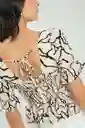 Blusa Whaot Color Marfil Talla M Ragged