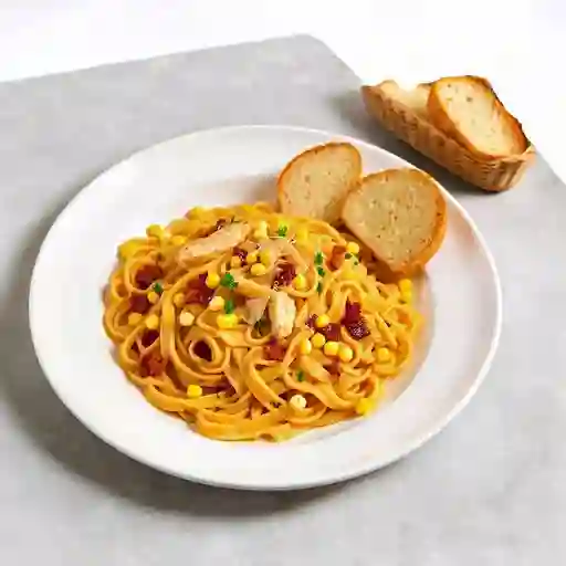 Pasta Pollo Tocineta