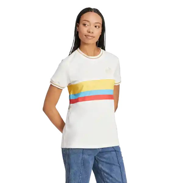 Adidas Camiseta Fcf Anniv Jsy W Fútbol de Mujer Blanco Talla L