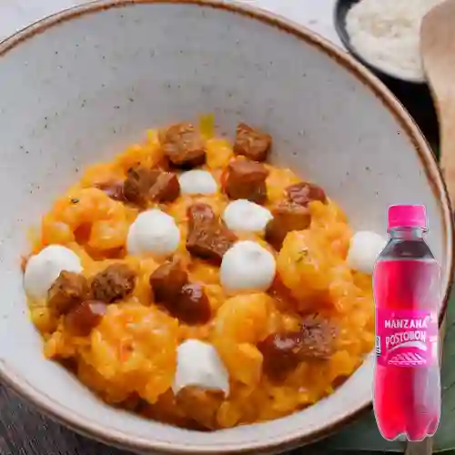 Combo Arroz Dominguero + Manzana