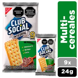 Club Social Pack Galletas Saladas Multicereal
