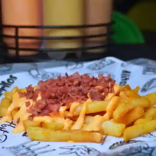 Papas Cheddar y Tocineta