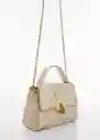 Bolso P Victoria Off White Mujer Mango