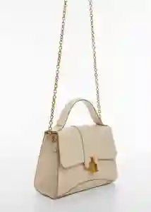 Bolso P Victoria Off White Mujer Mango