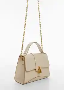 Bolso P Victoria Off White Mujer Mango