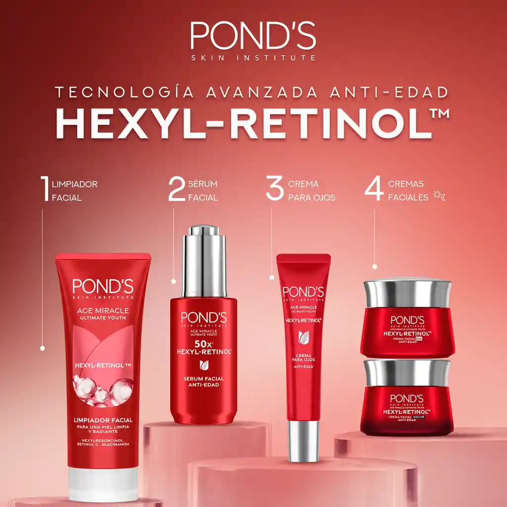 Ponds Sérum Antiedad Age Miracle Con Hexyl-Retinol